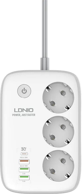 Listwa zasilająca LDNIO SEW3452 White - obraz 1