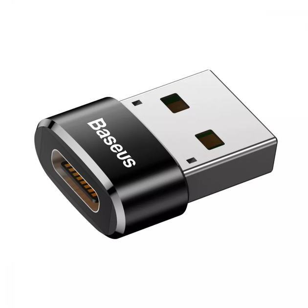 Переходник Baseus Exquisite Type-C to USB Black - изображение 3