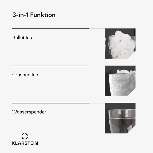 Ледогенератор Klarstein ArcticBlend 3-в-1 (10046191) - изображение 3