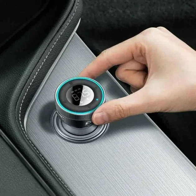 FM-трансмиттер Baseus Enjoy Car Wireless MP3 Charger (Wireless 5.0+5V/3.4A) Автомобильное зарядное устройство - изображение 7