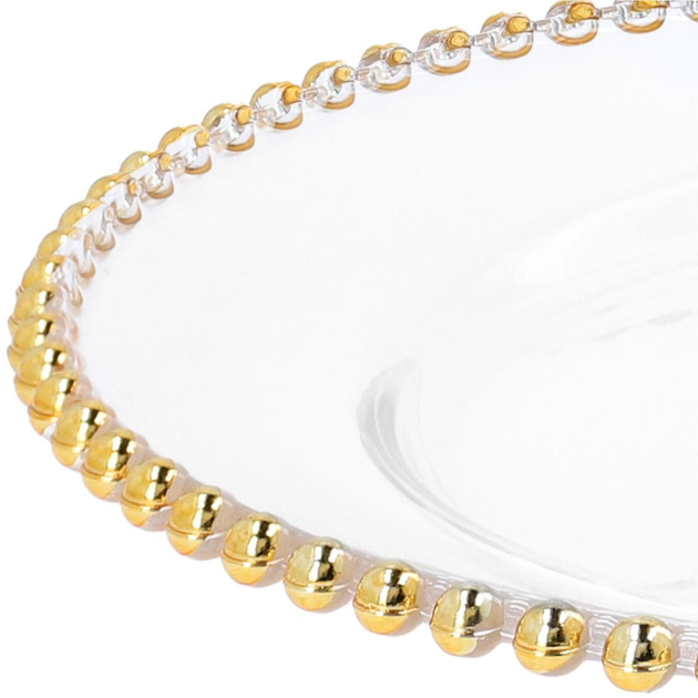 Talerz Homla Golden Balls szklany 33 cm (5904183807546) - obraz 4