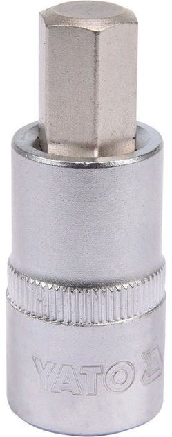 Головка торцева YATO з викрутковою насадкою HEX 1/2" 12 мм 55 мм (YT-04386) - зображення 1