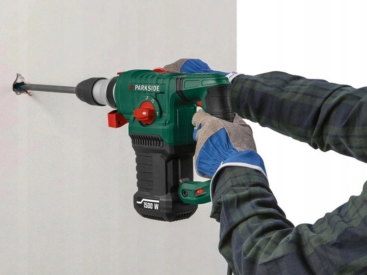 Перфоратор Parkside PBH 1500 E5 1500Вт SDS-Plus 5Дж 3 режими - зображення 5