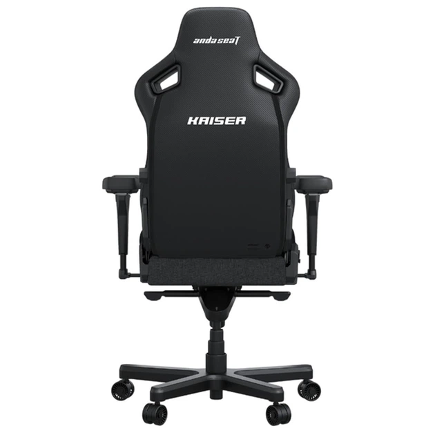 Кресло игровое Anda Seat Kaiser 4 Dark Grey Fabric Size XL - Фото 8 Кресло игровое Anda Seat Kaiser 4 Dark Grey Fabric Size XL - изображение 8
