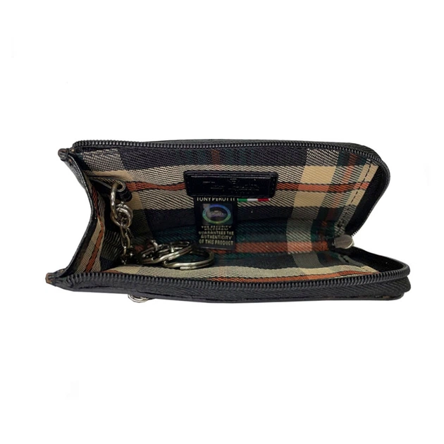 Чёрная большая ключница из кожи быка Tony Perotti Italico 1941L nero - изображение 4