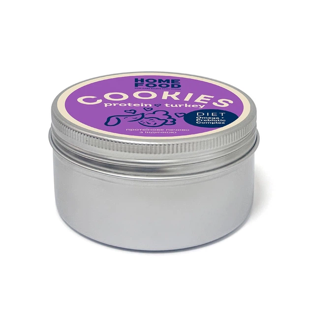 Протеїнове печиво з індичкою для собак HOME FOOD, 80 г - зображення 3