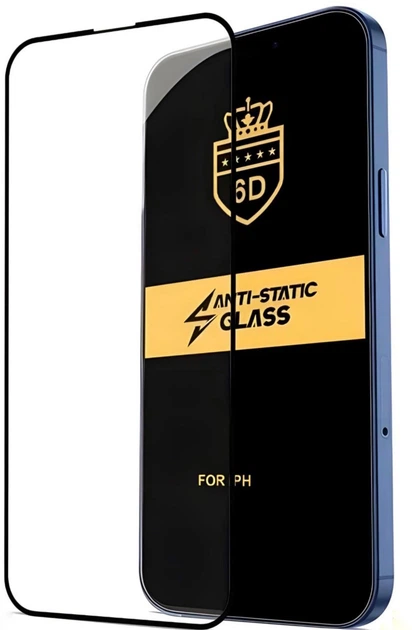 Захисне скло 6D Anti-Static Glass на весь екран для iPhone 13 Pro Max - Фото 2 Захисне скло 6D Anti-Static Glass на весь екран для iPhone 13 Pro Max - зображення 2