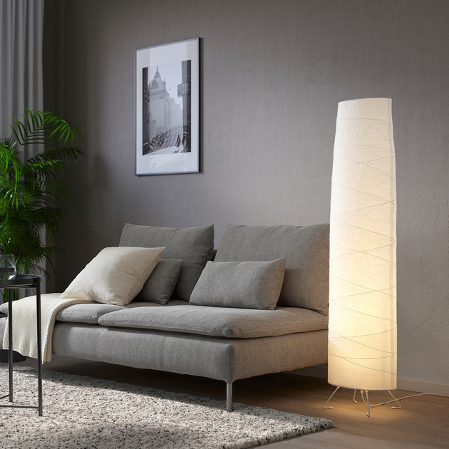 Lampa podłogowa IKEA VICKLEBY Biały (504.303.90) - obraz 3
