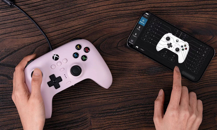 Дротовий геймпад 8BitDo Ultimate Wired Controller for Xbox Pink (RET00294) - зображення 6
