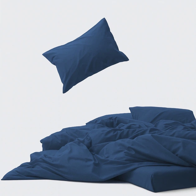 Пододеяльник MirSon Soft Touch of Satin 011 Navy 175х210 см (2200011280844) - Фото 2 Пододеяльник MirSon Soft Touch of Satin 011 Navy 175х210 см (2200011280844) - изображение 2