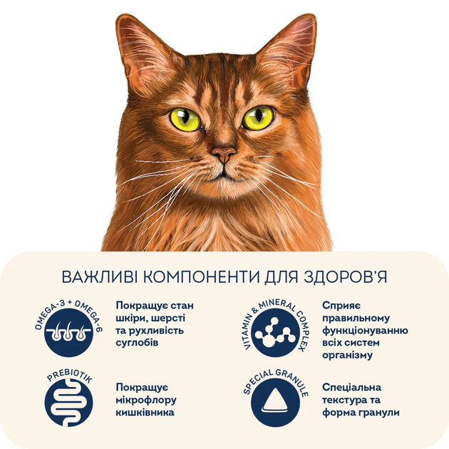 Сухой корм HOME FOOD здоровая кожа и блеск шерсти для взрослых кошек "Индейка и лосось" Healthy Skin And Shiny Coat 400 г - изображение 4
