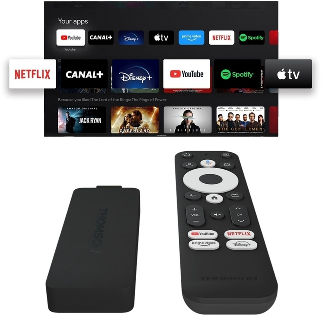 Медіаплеєр Thomson Streaming Stick 4K UHD (9120106661682) - зображення 2