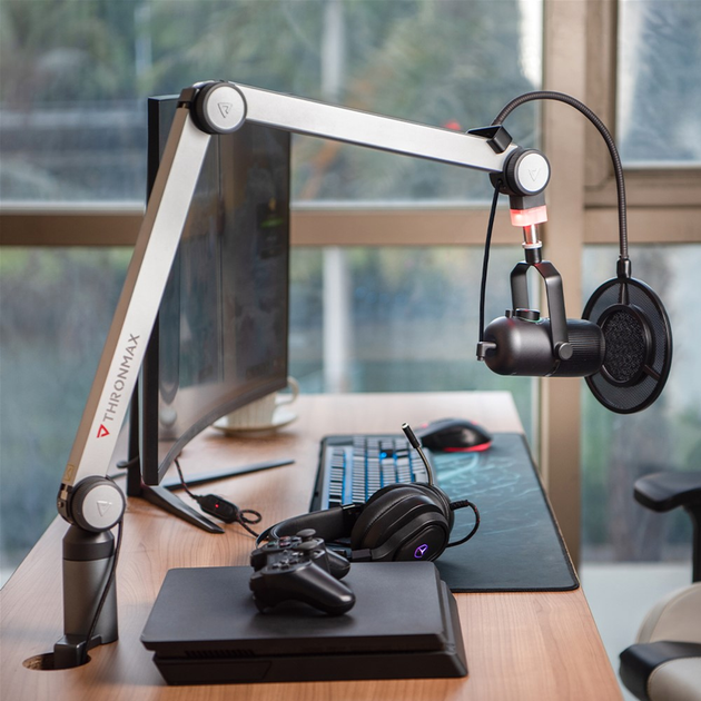 Statyw do mikrofonu Thronmax Caster Boom Pro Arm S1P (8711148977872) - obraz 4