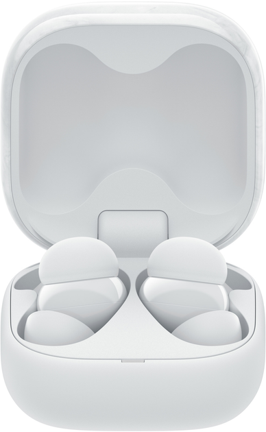 Słuchawki Sony LinkBuds Fit White (WFLS910NW.CE7) - obraz 2