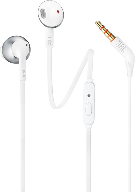 Słuchawki JBL T205 Chrome (JBLT205CRM) - obraz 1