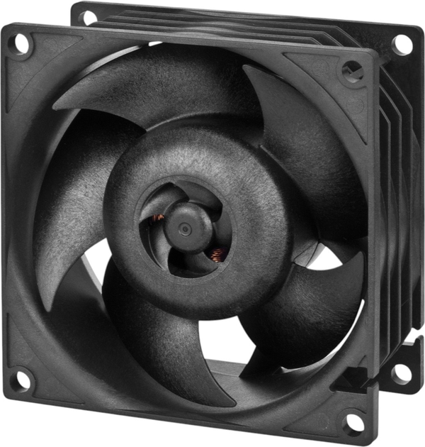 Набір вентиляторів Arctic S8038-7K 80 мм 4 шт Black (ACFAN00292A) - зображення 3