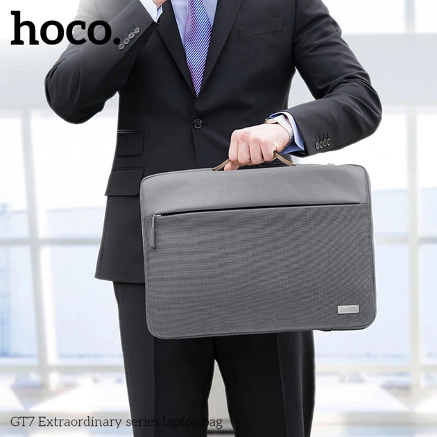 Сумка HOCO GT7 Extraordinary series laptop bag (14 inches) Space Gray - зображення 6