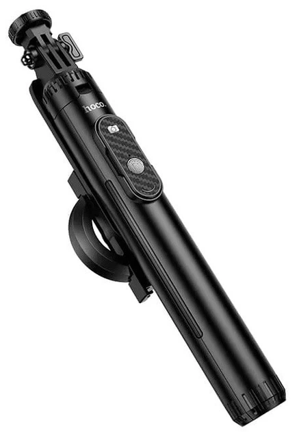 Монопод-трипод HOCO K25 Sherkhan magnetic aluminum alloy live broadcast holder 1.5m Black - зображення 4