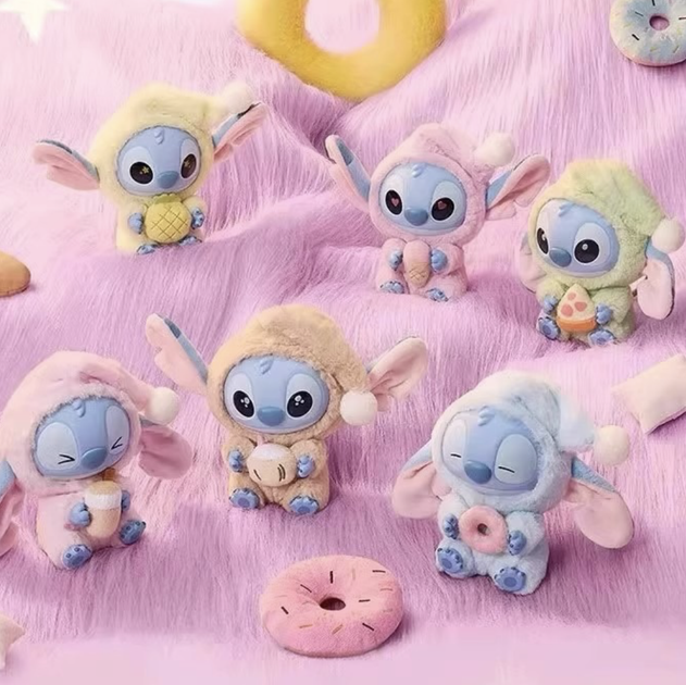 Мягкая игрушка-брелок Стич 17см плюшевая фигурка-сюрприз бокс Stitch коллекционная для рюкзака - изображение 4