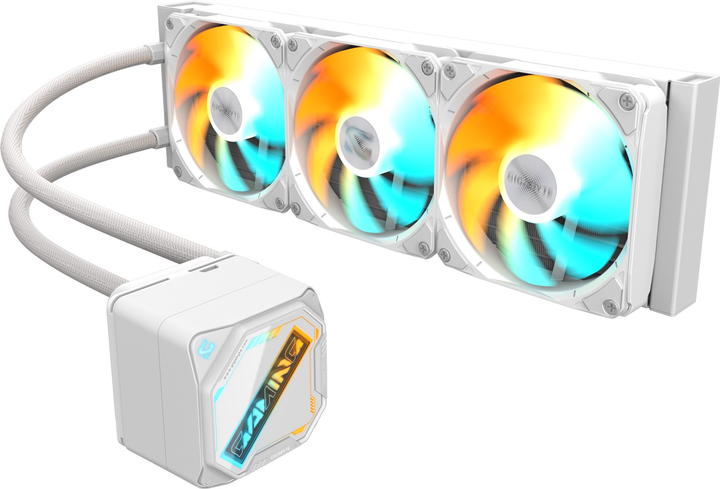 Układ chłodzenia wodą Gigabyte Gaming 360 ICE White (GP-GIGABYTE GME 360I) - obraz 1