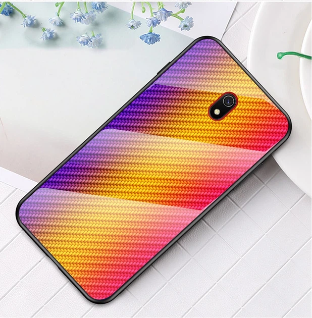 Панель Logarm Knitin Carbon для Xiaomi Redmi 8A Помаранчевий Без бренду - Фото 1 Панель Logarm Knitin Carbon для Xiaomi Redmi 8A Помаранчевий Без бренду - зображення 1