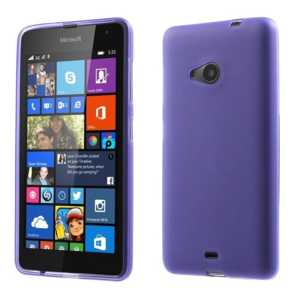 Чехол Logarm TPU Ordinary для Microsoft Lumia 535 Фиолетовый Без бренда - Фото 1 Чехол Logarm TPU Ordinary для Microsoft Lumia 535 Фиолетовый Без бренда - изображение 1
