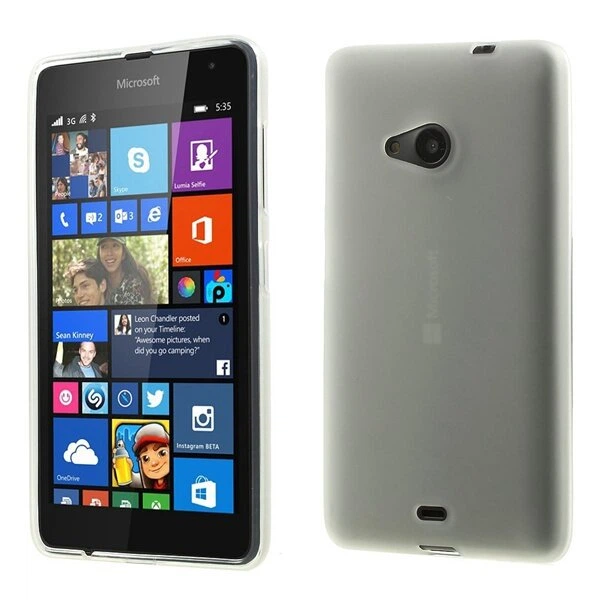 Чехол Logarm TPU Ordinary для Microsoft Lumia 535 Белый Без бренда - Фото 1 Чехол Logarm TPU Ordinary для Microsoft Lumia 535 Белый Без бренда - изображение 1