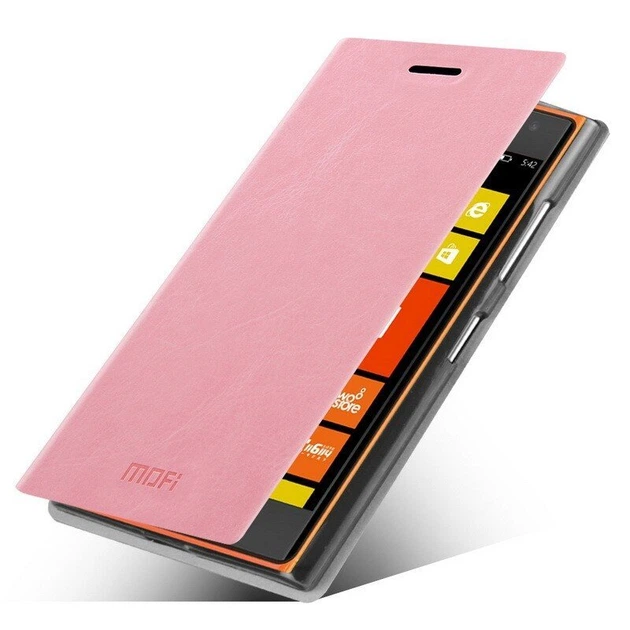 Чохол-книжка MOFI для Microsoft Lumia 435 Рожевий - зображення 3