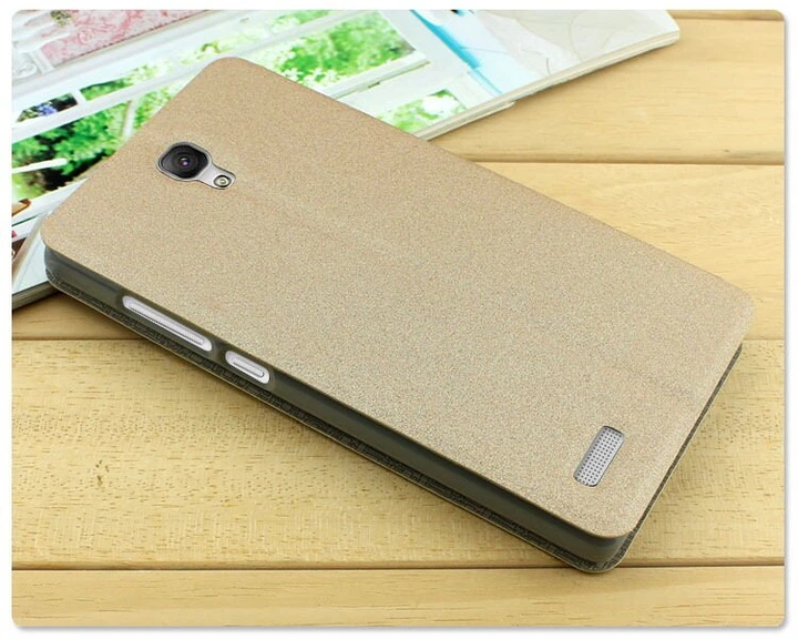 Чохол-книжка Pudini Goldsand для Xiaomi Redmi Note Золотистий Без бренду - зображення 5