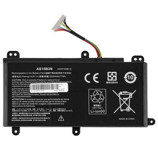 Аккумуляторная батарея для ноутбука Acer Predator 17 G9-793 (AS15B3N) ( 167597 ) - Фото 1 Аккумуляторная батарея для ноутбука Acer Predator 17 G9-793 (AS15B3N) ( 167597 ) - изображение 1