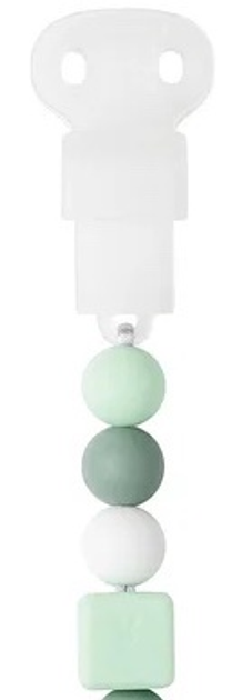 Zawieszka do smoczka Nattou Silicone Miętowa 25 cm 877343 (5414673877343) - obraz 2