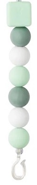 Zawieszka do smoczka Nattou Silicone Miętowa 25 cm 877343 (5414673877343) - obraz 3