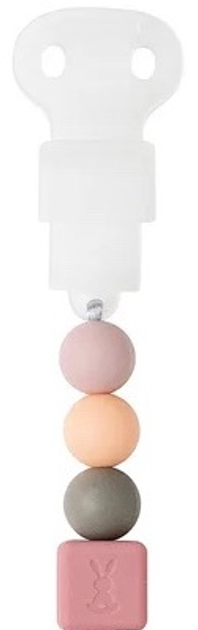 Zawieszka do smoczka Nattou Silicone Pomarańczowa 25 cm 877350 (5414673877350) - obraz 2