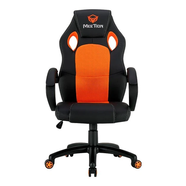 Комп'ютерне геймерське ігрове крісло MeeTion CHR05 eSportChai Black-Orange - зображення 2