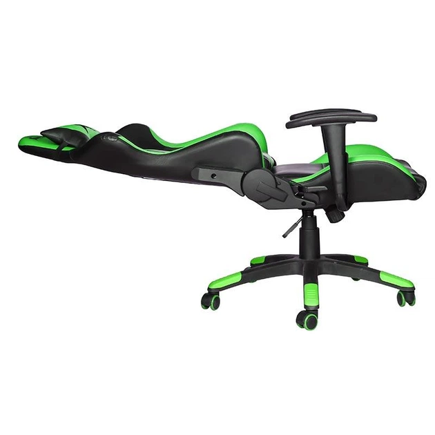 Компьютерное геймерское игровое кресло XTRIKE ME GC-905 Gaming Chair Black-Green - изображение 3