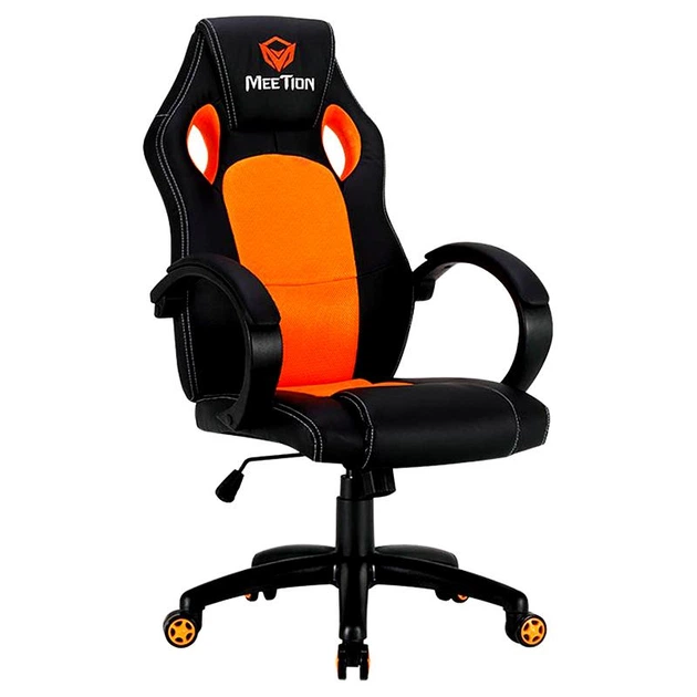 Комп'ютерне геймерське ігрове крісло MeeTion CHR05 eSportChai Black-Orange - зображення 3