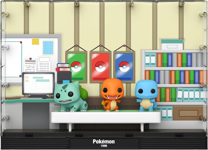 Zestaw figurek Funko Pop! Moments Deluxe Pokemon 1996 Bulbasaur, Charmander i Squirtle (889698732543) - obraz 2