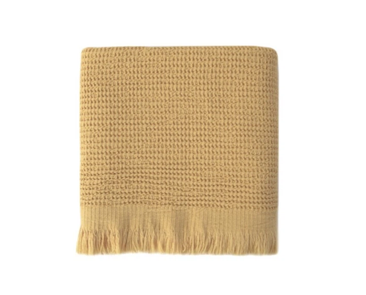 Набор полотенец Lotus Home - Rius mustard горчичный 30*50 (3 шт.) - изображение 3