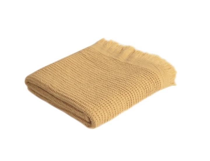 Набор полотенец Lotus Home - Rius mustard горчичный 30*50 (3 шт.) - изображение 4