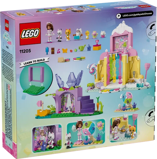 Конструктор LEGO Gabby's Dollhouse Гора солодощів і сад Кітті 263 деталі (11205) - Фото 19 Конструктор LEGO Gabby's Dollhouse Гора солодощів і сад Кітті 263 деталі (11205) - зображення 19