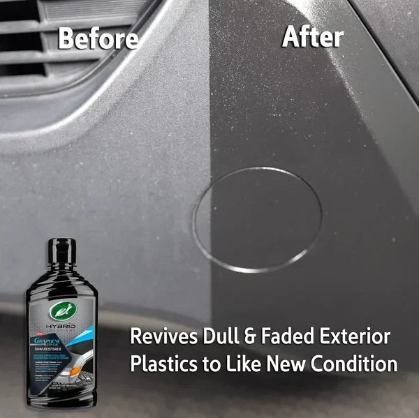 Поліроль-реставратор пластику і шин Turtle Wax HS Trim Restorer Ceramic & Acrylic 300 мл, відновлення кольору, захист - зображення 7