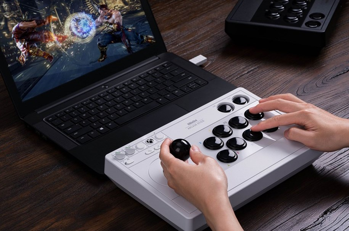 Kontroler 8BitDo Arcade Stick Xbox/PC White (RET00364) - obraz 4
