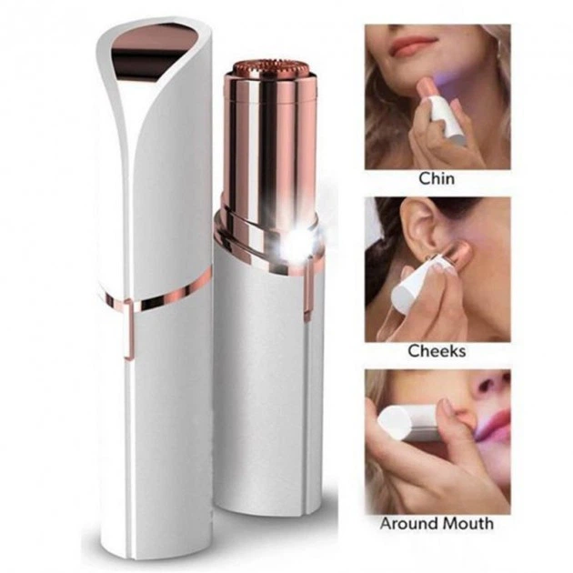 Женский эпилятор для лица Flawless в стиле губной помады, от USB - изображение 6