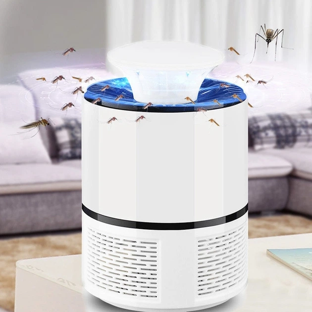 Уничтожитель комаров USB "Mosquito Trap", белая лампа-ловушка против насекомых для дома и дачи - Фото 2 Уничтожитель комаров USB "Mosquito Trap", белая лампа-ловушка против насекомых для дома и дачи - изображение 2