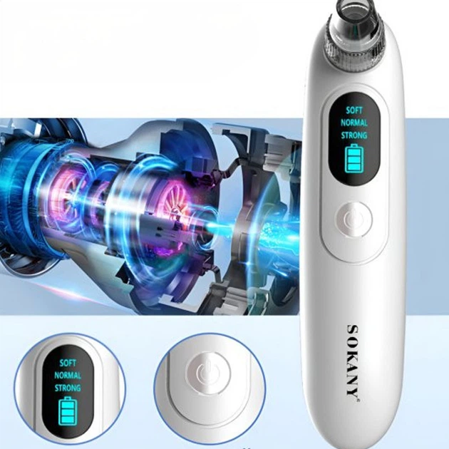 Очиститель для лица, 3 насадки, от USB, SK-319 - изображение 5
