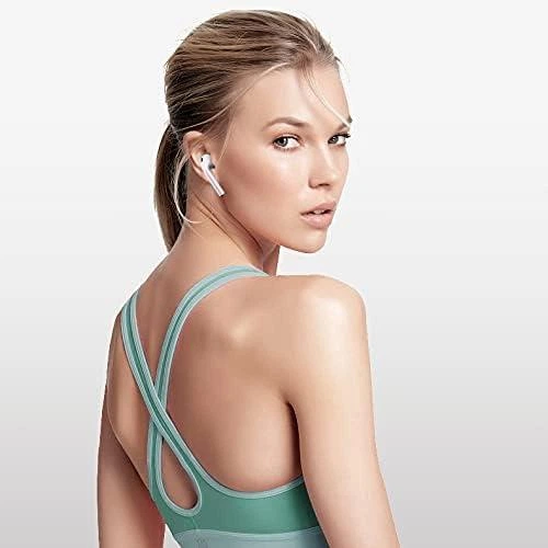 Амбушюры для наушников AirPods 1/2 силиконовые накладки сменные ушные вкладыши аксессуары бирюзовые - изображение 7