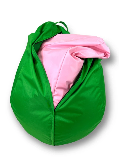 Кресло мешок зеленый груша Майнкрафт (120х75) Minecraft - изображение 5