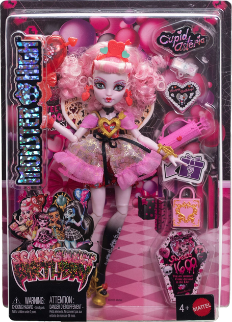 Лялька Monster High Страшносолодкий день народження Амур Астерія JBG77 (0194735259878) - зображення 1