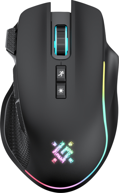 Mysz Defender Thunder GM-213 LED Wireless Black (4745090826524) - obraz 1