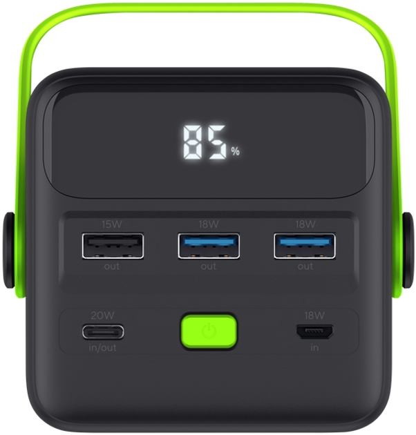 Powerbank Trust Redoh XXL Fast Power Bank 50000 mAh Black (TR25196) - obraz 6